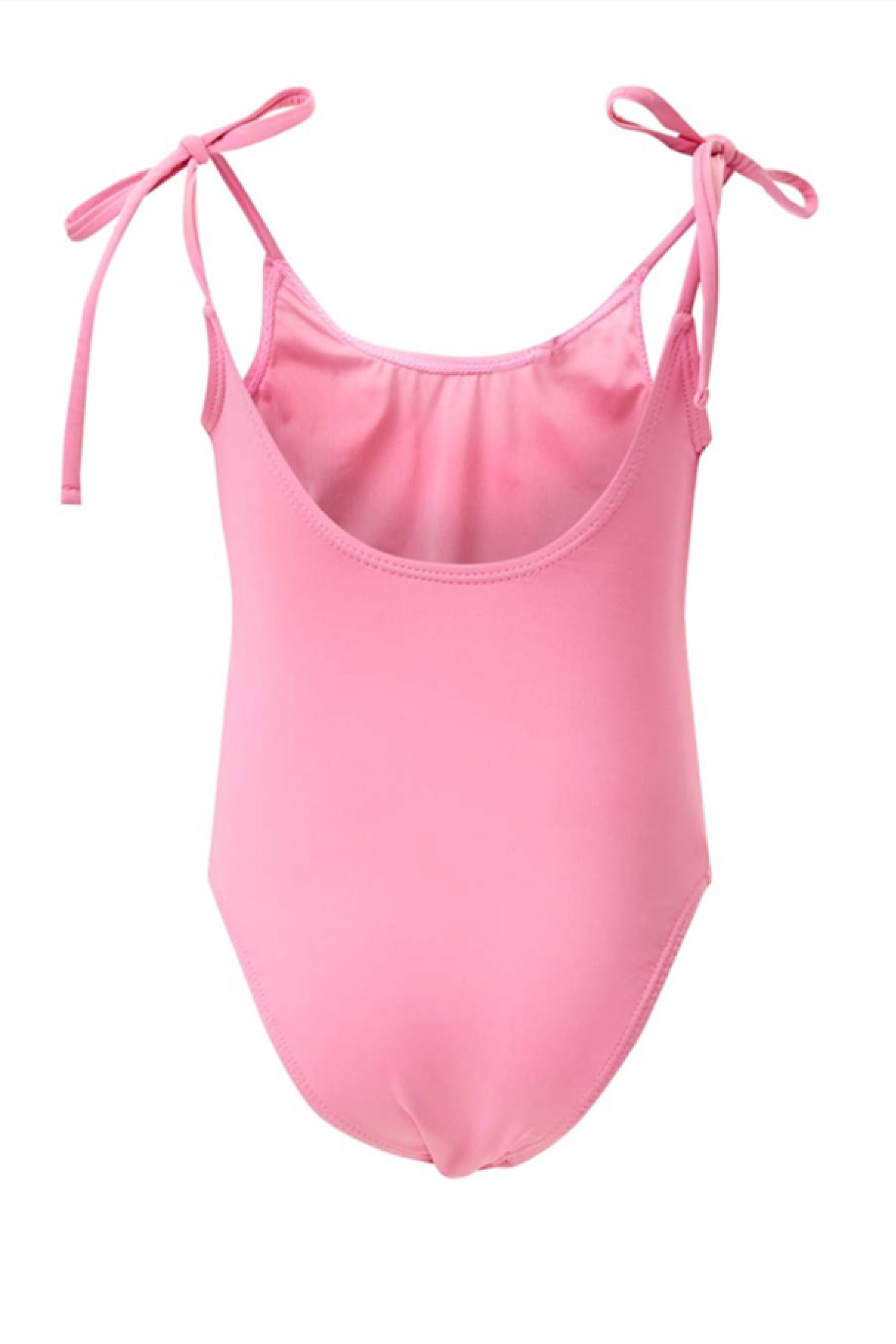 Kid's Adorable Pink Tie-Strap One-Piece